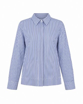 Imagen de Camisa Minimal Rayas Azules