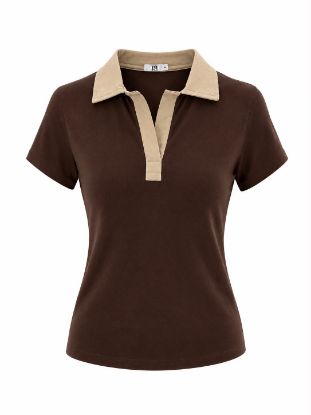 Imagen de Remera Polo Amistad Chocolate