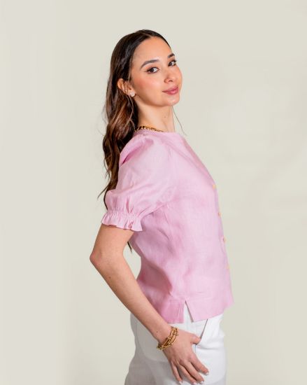 Imagen de Camisa Aurelia Rosa Empolvado